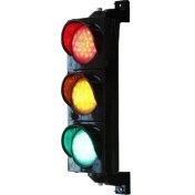 Resim Üçlü Ledli Oto Sinyal Verici, Trafik Lambası 100 mm 