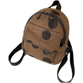 Resim Ganzhoushop Yeni Sırt Sırt Seyahat Okul Mini Kapasiteli Hafif Günlük Çantası Çantası Çantası Büyük Beige Uj Bej 