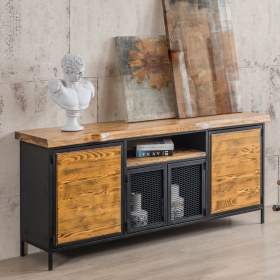 Resim Eymense Iron Ladin Ahşap Konsol 