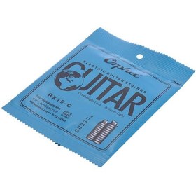 Resim Orphee Rx15-C Steel Electric Guitar Strings Colorful Takım Tel Re 