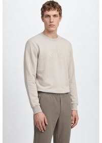 Resim Altınyıldız Classıcs Erkek Acık Grı Pamuklu Standart Fit Normal Kesim Bisiklet Yaka Sweatshirt Açık Gri 
