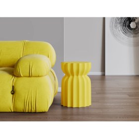 Resim Echo Furniture Tonia Çinko Sarı Sehpa 