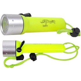 Resim Profesyonel Su Altı Dalış Feneri Suya Dayanıklı Fener 