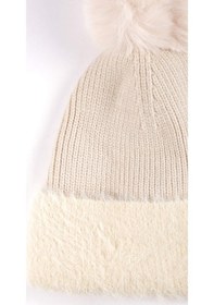 Resim Ponponlu Kırçıllı Bere W26spb005 Uw26spb00534 Bej 
