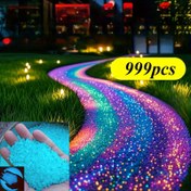 Resim 999 adet/torba Reçine Işıltılı Çakıl Taşları - Peri Bahçesi, Bonsay, Akvaryum Dekorasyonu için Parlayan Taşlar - Peyzaj İçin DIY Minyatür Dekoratif Taşlar - Elektrik Gerektirmez; Sevgililer Günü İçin; Stil: Art Deco; Montaj 