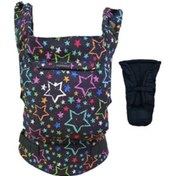 Resim Mamadusbaby Renkli Yıldızlar Ergonomik Kanguru Yenidoğan Set Renkli Yıldızlar Yenidoğan 