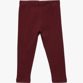 Resim Kız Bebek Pamuklu Kaşkorse Beli Lastikli Basic Uzun Tayt 