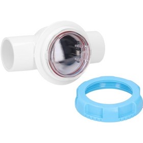 Resim Hangfox 2 İnç Transparan Su Geri Akış Engeli, Yüksek Kaliteli Abs+pvc, Yüzme Havuzları Ve Sauna Sıcak Havuzları İçin Pompa Koruyucu Tek Yönlü Valf 