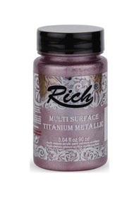 Resim Rich Multi Surface Titanium Metalik Boya 90 Cc. N 2556 Toz Pembe 