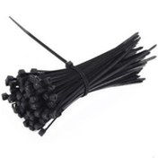 Resim Kablo Bağı Cırt Kelepçe Siyah 8x550mm 100ad 