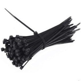 Resim Kablo Bağı Cırt Kelepçe Siyah 8x550mm 100ad 