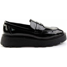 Resim Siyah Kadın Loafer Ayakkabı K01327241008 Siyah 