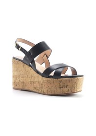 Resim Nine West Monsa 5fx Siyah Kadın Dolgu Topuk Sandalet 000000000101929053 Siyah 