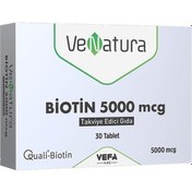 Resim Venatura Biotin 5000 Mcg Takviye Edici Gıda 30 Tablet 