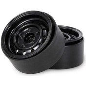 Resim Besthome1 1/10 Rc Tırmanıcı Arabaları İçin 1.9 İnç Metal Kilitli Jant, 12 Delikli 3. Nesil, Trx4/scx10/rc4wd Uyumlu, Siyah, 2 