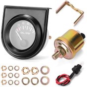 Resim Yifomall 52mm Evrensel Yağ Basınç Göstergesi - 0-100psı Ölçüm, 12v Araçlar İçin Sensörlü 