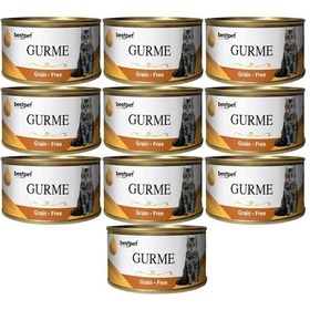 Resim BestPet Gurme Kedi Konservesi Cigerli 10 x 100 G 