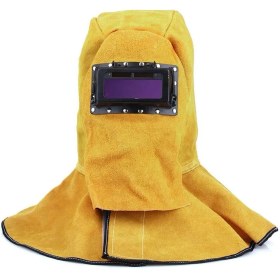 Resim Sanlindou Filtre Lens Özellikli Kaynak Maskesi - Sarı (Yurt Dışından) 