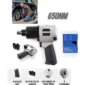 Resim Branzeg Havalı Somun Sıkma 650NM Tork 6.2 Bar 