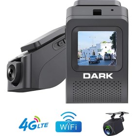 Resim Dark 4g Lte Full Hd Ön+Hd Arka, Uzaktan Canlı Izleme ve Konum Takibi, Sım Kart Destekli Araç Içi Kamera WIFI,GPS,125° Geniş Açı,g-Sensor,çift Yönlü Konuşma 