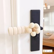 Resim 1/2/4 adet Sessiz Kapı Tutucu Koruyucu + Anti-Çarpışma Duvar Sticker - Kaymaz, Çizilmeye Dayanıklı Vinil Kapı Durdurucu Çiçek Tasarımı ile, Şok Emici Tampon Ev Güvenliği için, Ev Güvenliği Aksesuarı | Dekoratif Kapı Durdurucu | Dayanıklı Kapı Koruma, Kapı Durdurucu 