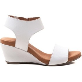 Resim Wella 7016 Beyaz Kadın Sandalet 001 