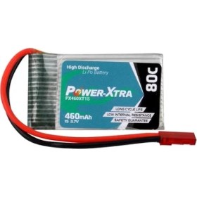 Resim Power-Xtra PX460XT1S - 1S1P - 3.7V 460 Mah Li-Polymer Pil -80C 