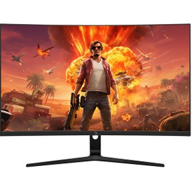 Resim Gamepower VIVID F20 27" RGB 100Hz 1Ms 2x2W VA Speaker Curved Oyuncu Monitörü Gamepower