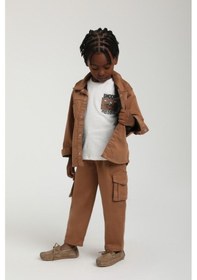 Resim Xo Kids Erkek Çocuk Pantolon 1-4 Yaş 2596 Kahverengi 