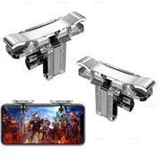 Resim Stil E-mobil Oyun Denetleyicisi Pubg/fortnite/call Of Duty İçin Oyun Tetikleyici, Shooter Hassas Denetleyici Joystick Nişan Ve Ateş Tetikleyici 
