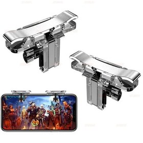 Resim Stil E-mobil Oyun Denetleyicisi Pubg/fortnite/call Of Duty İçin Oyun Tetikleyici, Shooter Hassas Denetleyici Joystick Nişan Ve Ateş Tetikleyici 
