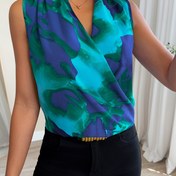 Resim Kadınlar için Baskılı Atlet - Polyester, Makinede Yıkanabilir, Yazlık Giysi 
