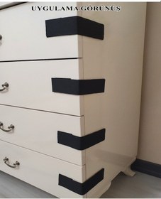 Resim 1 Adet Güvenlik Dolap Ve Çekmece Kilidi Çok Amaçlı Kilit Süper Üs Çok Renkli 