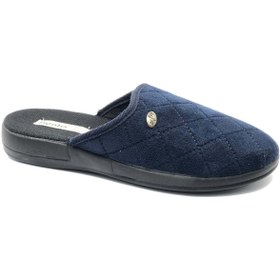 Resim KOCAMANLAR Bento K-670 Damat Ev Terliği Ortapedik Erkek Terlik LACİVERT 