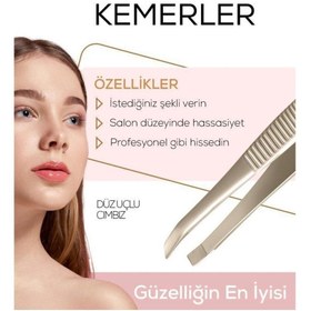 Resim PEYWEST Düz Uçlu Lüx Gold Cımbız 