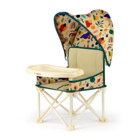 Resim Minimono Tenteli Portatif Mama Sandalyesi- Tropik 