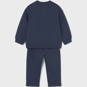 Resim Mayoral Erkek Bebek Sweatshirt Pantolon 2'li Set Lacivert - 4 Yaş 
