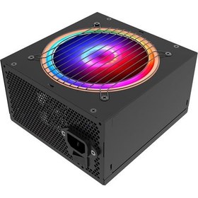 Resim Rampage RGB-600 600W 80 Plus Bronze 12cm RGB Fanlı Power Supply 