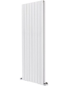 Resim 1800 x 635mm Yüksek Isı Kapasiteli Dekoratif Amber Dikey Aluminyum Beyaz Radyatör 