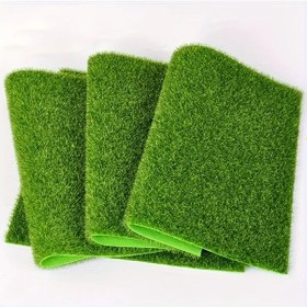 Resim Fochsia 3 Adet Mini Peri Bahçesi Çim Halı 6x6 Inç Yapay El Yapımı Ev Dekoru Dıy Proje Hediye Diğer 