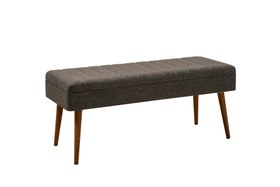 Resim VİNA KUMAŞLI SANDIKLI BENCH, CEVİZ ANTRASİT 