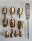 Resim 1/2 erkek ve Hava Jakı 8 mm Gövde Kompresörler İçin 