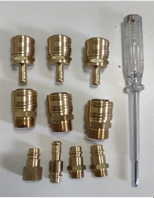 Resim 1/2 erkek ve Hava Jakı 8 mm Gövde Kompresörler İçin 