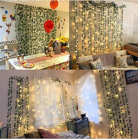 Resim casadilegno Dekoratif Yapay Sarmaşık 2.30mt (104) 3mt Gün Işığı Led 