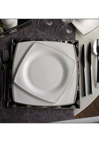 Resim Pierre Cardin 60 Parça 12 Kişilik Yemek Takımı Chrystal 