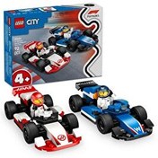 Resim LEGO City F1 Williams Racing ve Haas F1 Yarış Arabaları 60464 