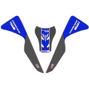Resim GP Kompozit Yamaha MT-07 Tracer 2020-2024 Uyumlu Tank Pad Seti Mavi 
