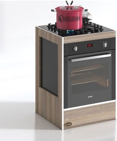 Resim Kenzlife ankastre modülü kabini mangan3 crd fırın ocak dolabı 