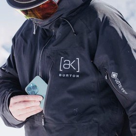 Resim Burton Mens Ak Velocity Gore-Tex Anorak Erkek Siyah Snowboard Ceketi 