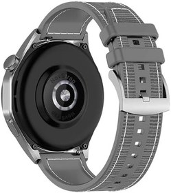 Resim NovStrap Xiaomi Watch ile Uyumlu S3-S1-Active-Pro/Mi Watch/X1 Kordon (22mm) Lansman Silikon Kayış GRİ KOYU 